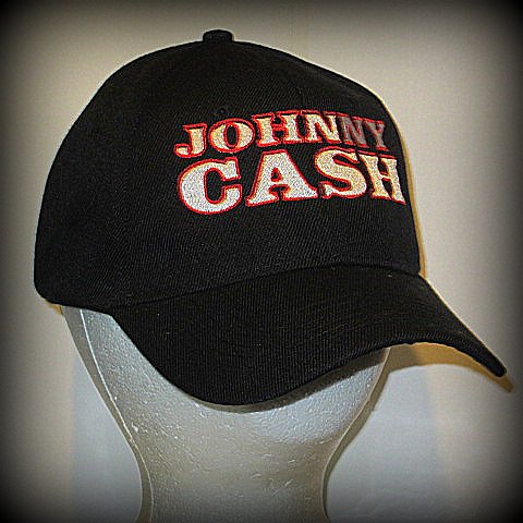 Johnny Cash - Embroidered Baseball Cap - Snapback - One Size Fits All
